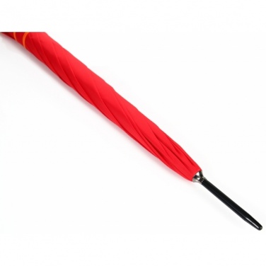 Logo trade corporate gifts picture of: Classical umbrella 'Lexington',  red