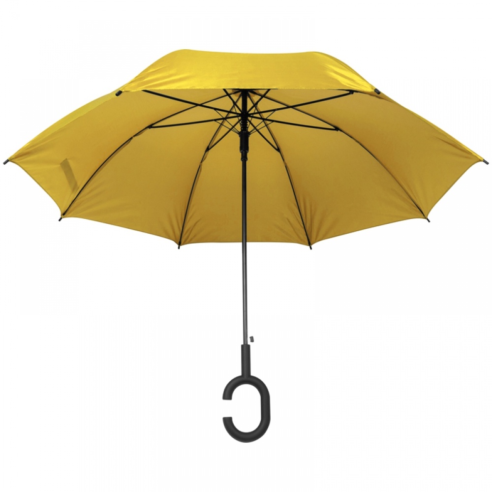 Logotrade advertising product image of: Hands-free convinient umbrella, yellow