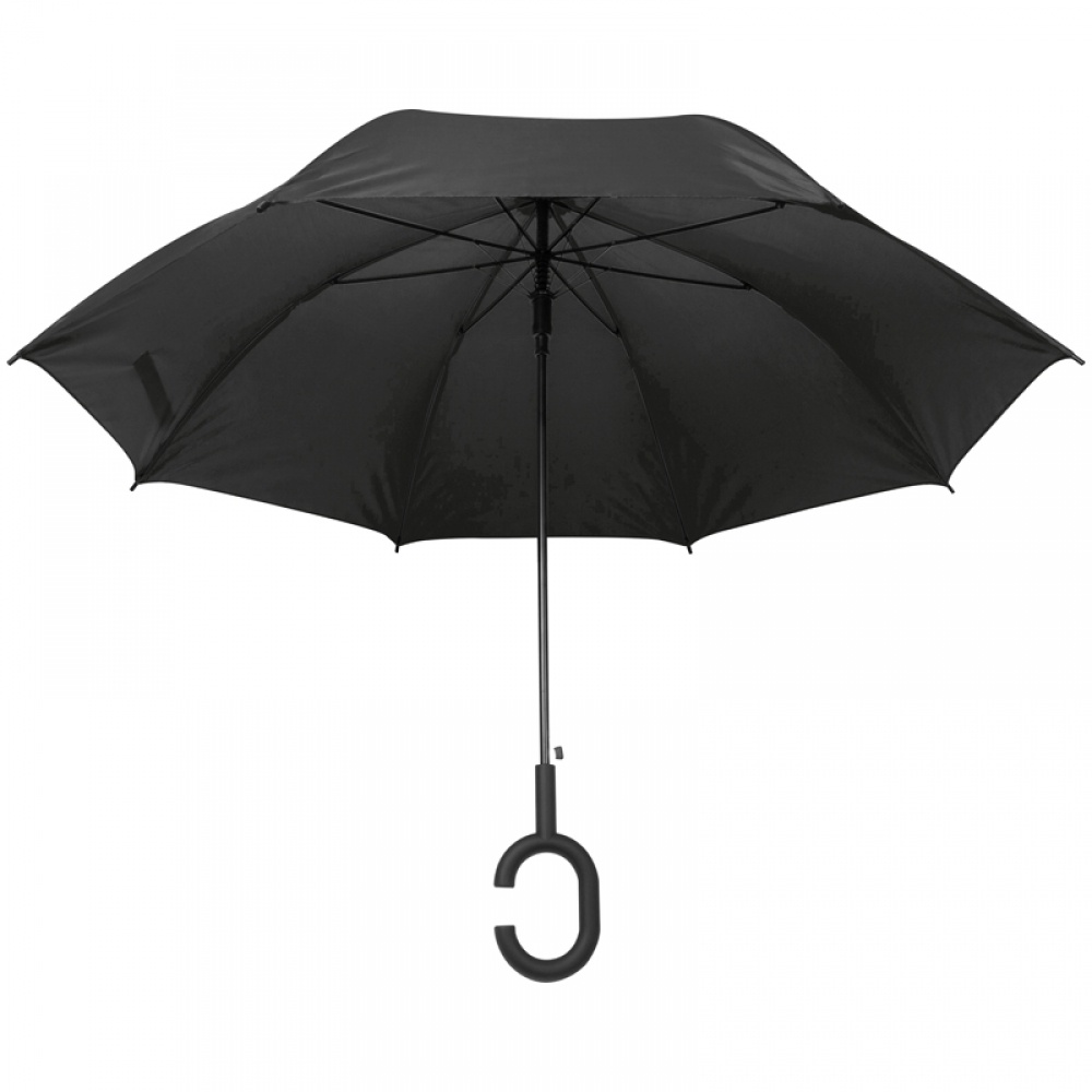 Logotrade promotional item image of: Hands-free convinient umbrella, black