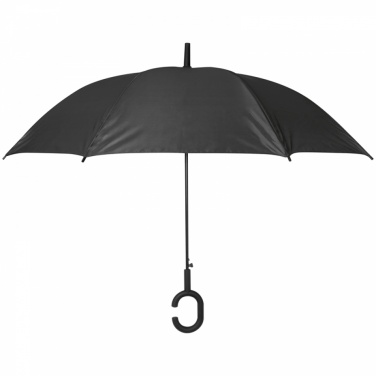 Logotrade promotional merchandise photo of: Hands-free convinient umbrella, black