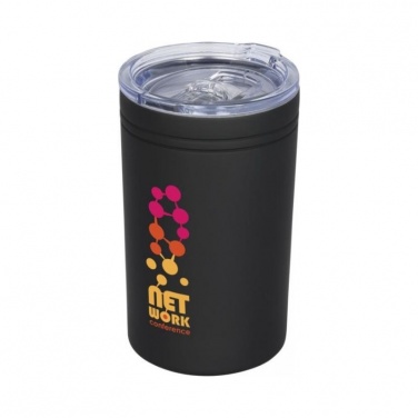 Logo trade business gift photo of: Pika vacuum tumbler, black