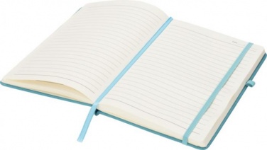 Logotrade promotional merchandise picture of: Rivista notebook medium, aqua blue