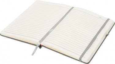 Logo trade promotional merchandise picture of: Rivista notebook medium, grey