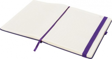 Logotrade promotional product picture of: Rivista notebook large, purple