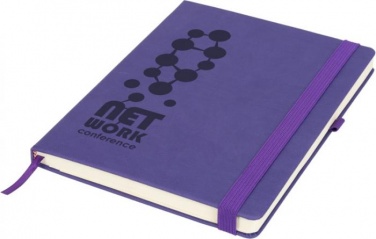 Logotrade promotional item picture of: Rivista notebook large, purple