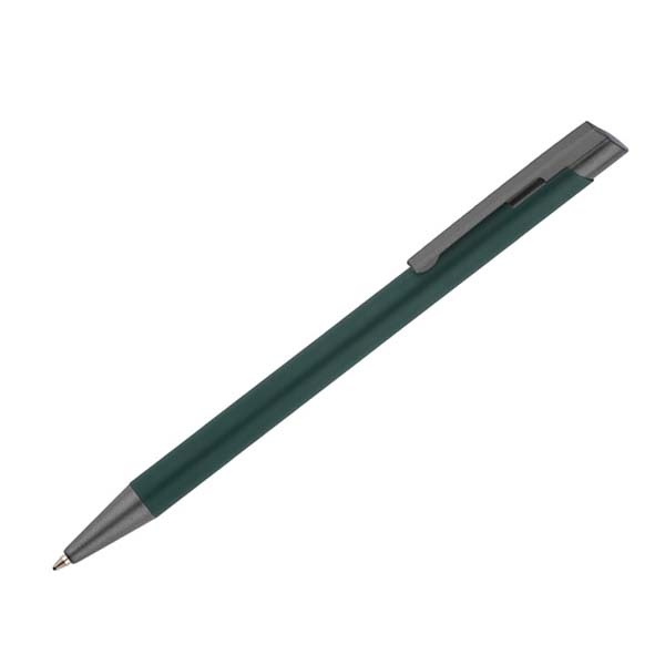 Logo trade promotional gifts image of: Soft touch ballpen Optima, green