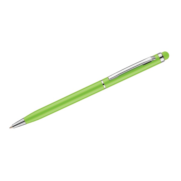 Logotrade business gift image of: Touch pen Tin, light green