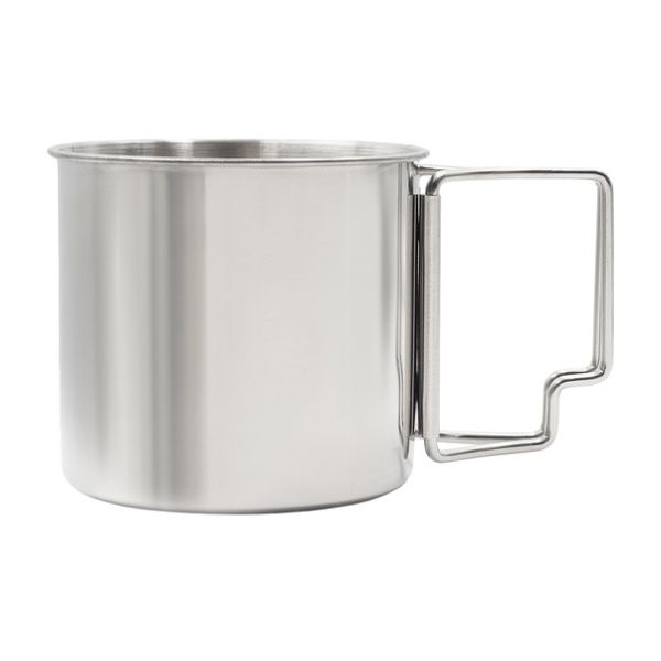 Logotrade promotional giveaways photo of: Steel mug, 350 ml, silver