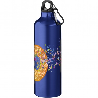 Logo trade promotional giveaways picture of: Oregon 770 ml aluminium water bottle with carabiner