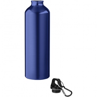 Logotrade promotional merchandise picture of: Oregon 770 ml aluminium water bottle with carabiner