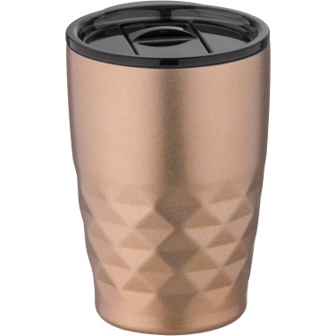 Logo trade business gifts image of: Geo 350 ml copper vacuum insulated tumbler