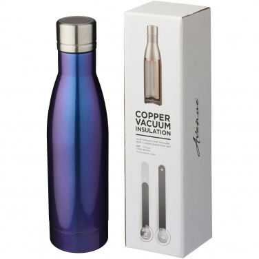 Logo trade promotional giveaways image of: Vasa Aurora 500 ml copper vacuum insulated water bottle