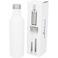 Pinto 750 ml copper vacuum insulated bottle, White