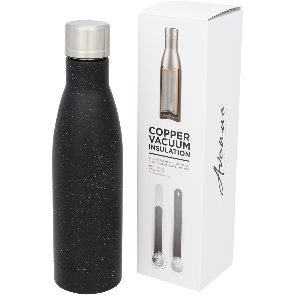 Logo trade advertising products image of: Vasa 500 ml speckled copper vacuum insulated bottle