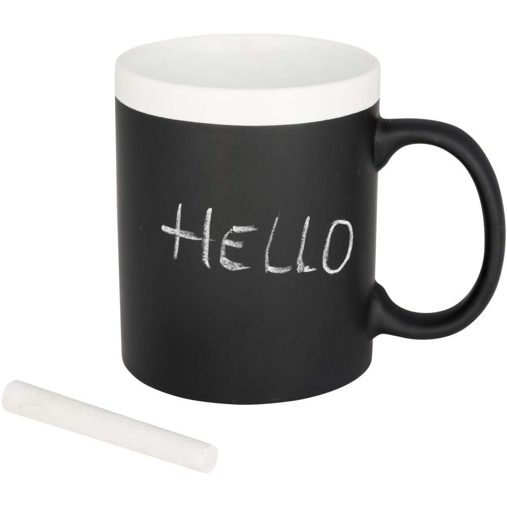 Logo trade advertising products picture of: Chalk-write 330 ml ceramic mug