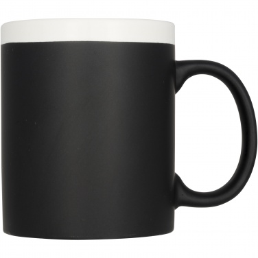 Logo trade promotional merchandise image of: Chalk-write 330 ml ceramic mug