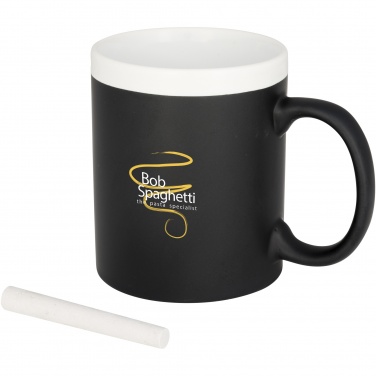 Logo trade corporate gifts image of: Chalk-write 330 ml ceramic mug