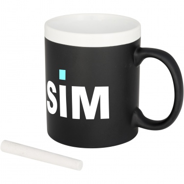 Logo trade corporate gifts picture of: Chalk-write 330 ml ceramic mug