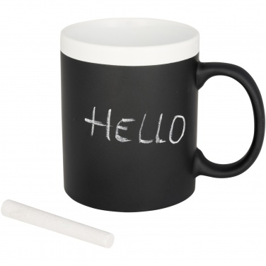 Logo trade promotional giveaways picture of: Chalk-write 330 ml ceramic mug