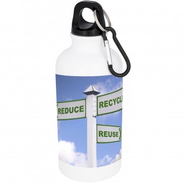 Logo trade promotional giveaways picture of: Oregon 400 ml sublimation water bottle