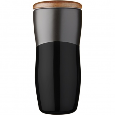 Logo trade promotional merchandise image of: Reno 370 ml double-walled ceramic tumbler