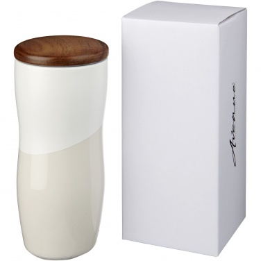 Logotrade promotional giveaway picture of: Reno 370 ml double-walled ceramic tumbler