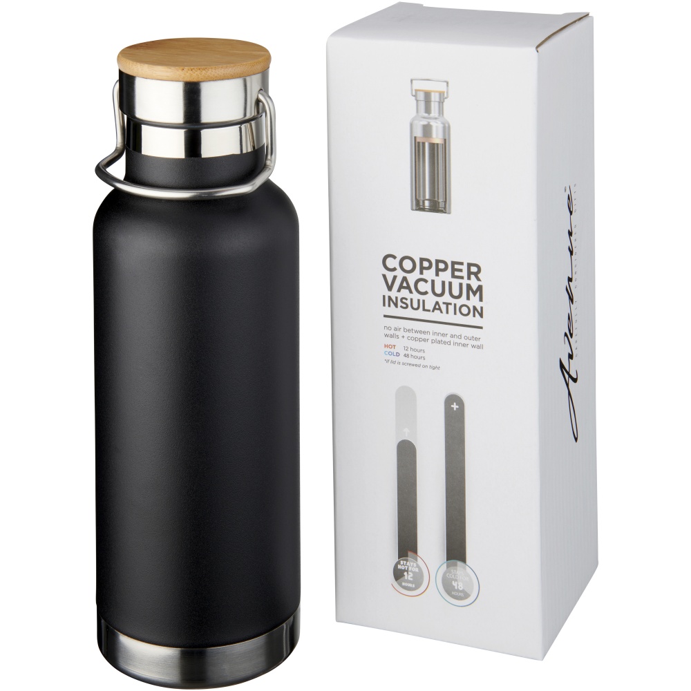 Logo trade promotional merchandise picture of: Thor 480 ml copper vacuum insulated water bottle