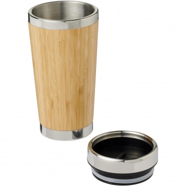 Logo trade promotional product photo of: Bambus 450 ml tumbler with bamboo outer