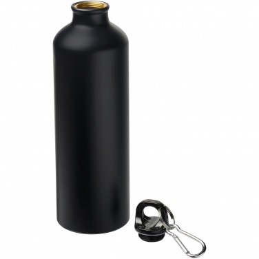 Logo trade promotional giveaway photo of: Oregon 770 ml matte water bottle with carabiner