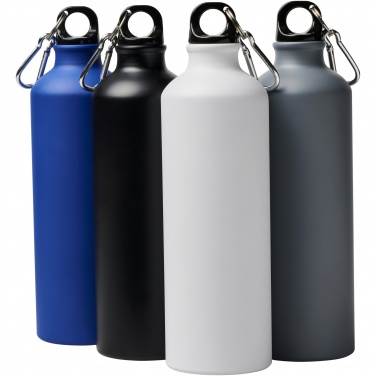 Logo trade corporate gifts picture of: Oregon 770 ml matte water bottle with carabiner