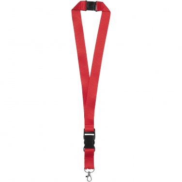 Logo trade promotional merchandise photo of: Yogi lanyard detachable buckle break-away closure