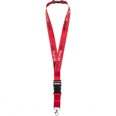 Logo trade promotional giveaways image of: Yogi lanyard detachable buckle break-away closure