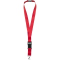 Yogi lanyard detachable buckle break-away closure, Red