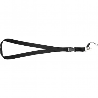 Logotrade promotional item image of: Sagan phone holder lanyard with detachable buckle