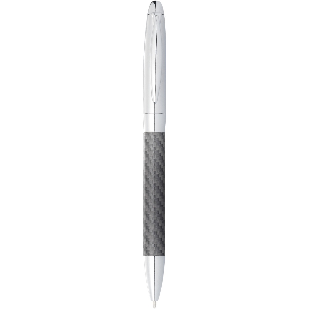 Logo trade business gift photo of: Winona ballpoint pen with carbon fibre details