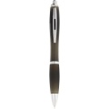 Nash ballpoint pen coloured barrel and black grip, Solid black