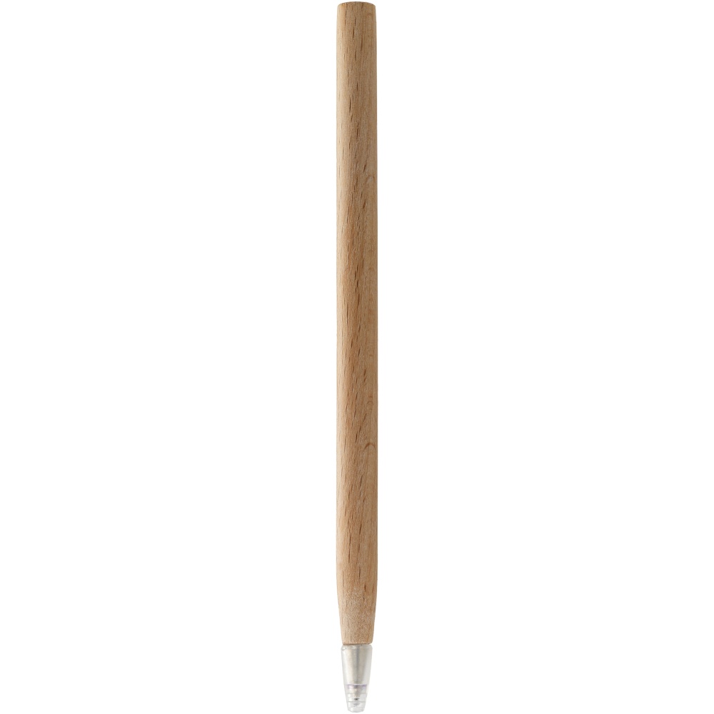 Logo trade promotional giveaways image of: Arica wooden ballpoint pen