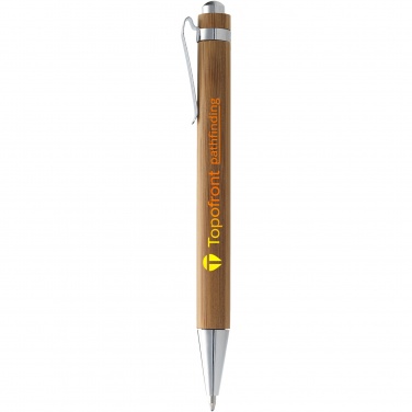 Logo trade promotional gifts image of: Celuk bamboo ballpoint pen