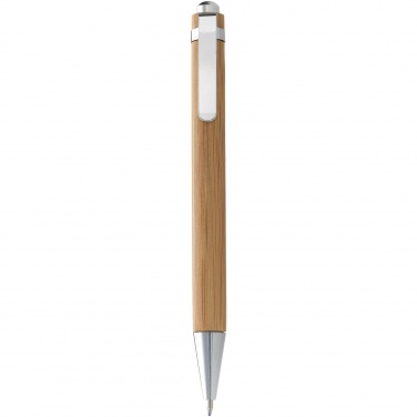 Logo trade promotional giveaway photo of: Celuk bamboo ballpoint pen