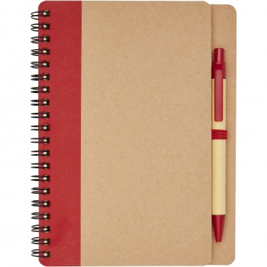 Logotrade promotional merchandise picture of: Priestly recycled notebook with pen