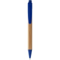 Borneo bamboo ballpoint pen, Natural / Royal blue