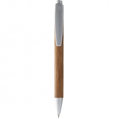 Logo trade business gifts image of: Borneo bamboo ballpoint pen