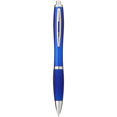 Logotrade corporate gift picture of: Nash ballpoint pen with coloured barrel and grip