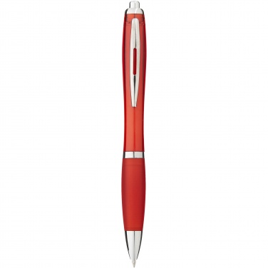 Logo trade promotional gifts image of: Nash ballpoint pen with coloured barrel and grip