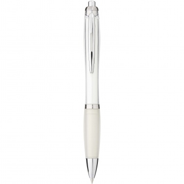 Logo trade advertising products picture of: Nash ballpoint pen with coloured barrel and grip