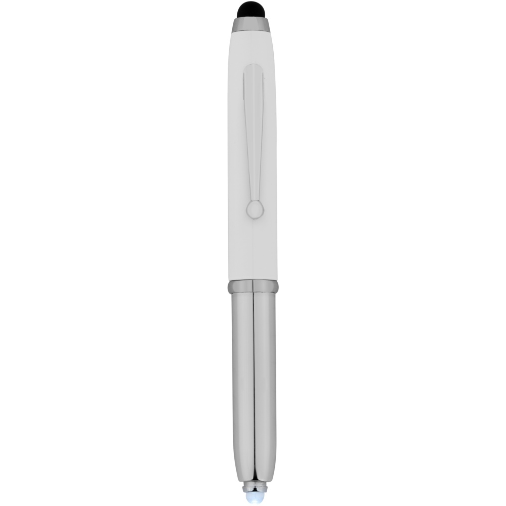 Logo trade promotional gift photo of: Xenon stylus ballpoint pen with LED light