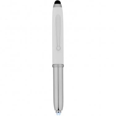 Logo trade promotional gifts image of: Xenon stylus ballpoint pen with LED light