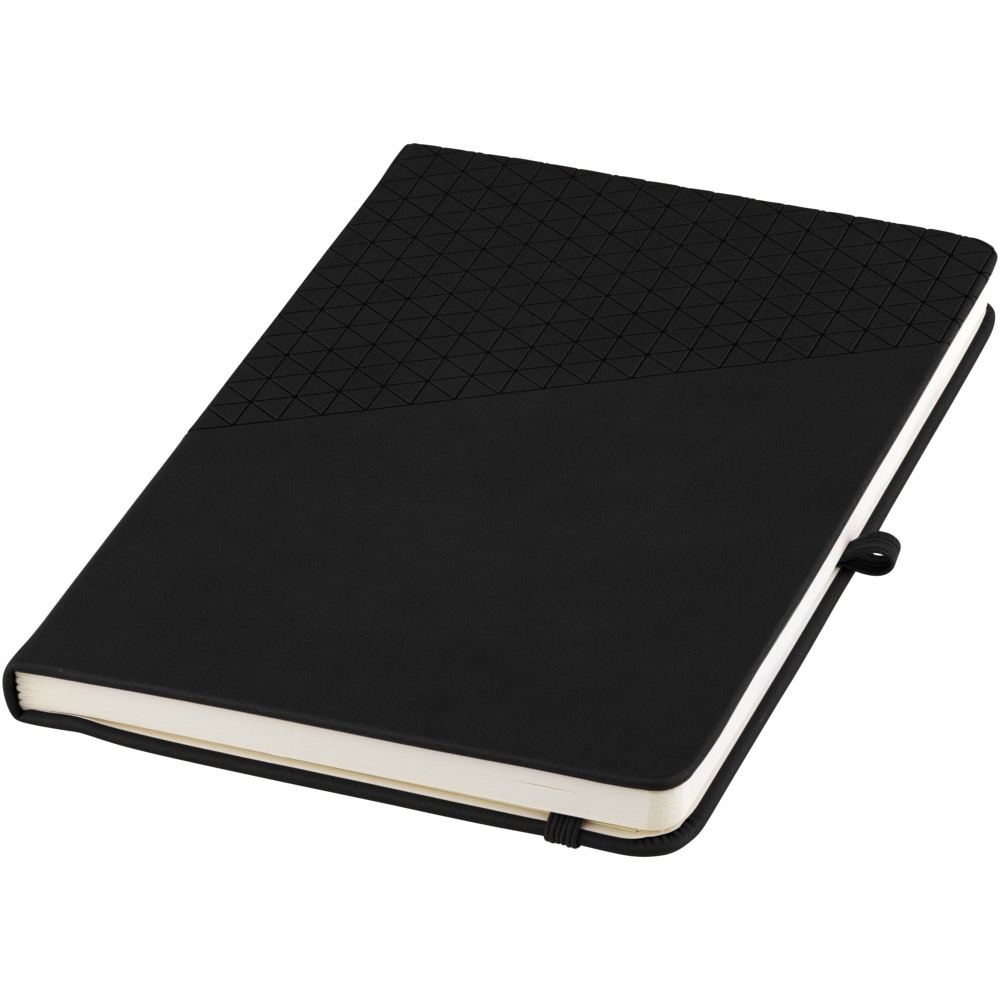 Logo trade promotional giveaways image of: Theta A5 hard cover notebook