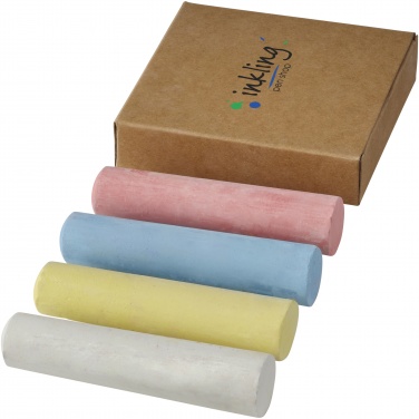 Logotrade business gift image of: Screech 4-piece chalk set