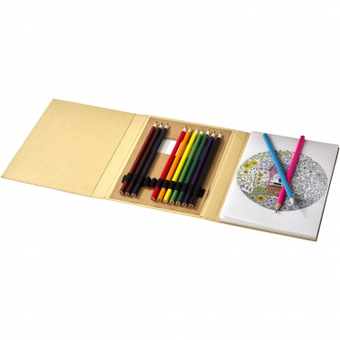 Logotrade promotional products photo of: Pablo colouring set with drawing paper